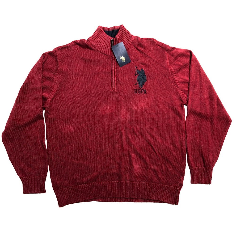 U.S. Polo Ass. XL Men's Read Sweater Large Logo